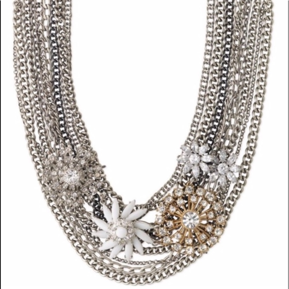Stella & Dot | Multi Chain Metropolitan Crystal Jeweled NEW Statement Ne… - Picture 5 of 11